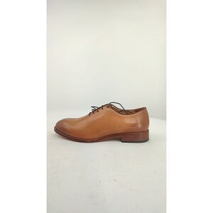 Quince Men Calfskin Leather Plain Toe Oxford Tan Shoes 8.5